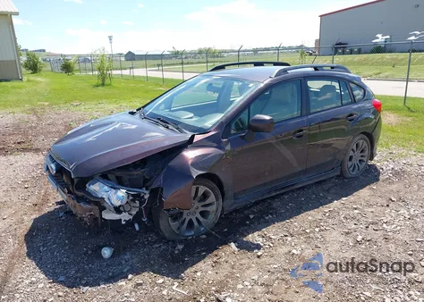 2013 Subaru Impreza 2.0I Sport Premium из США, поврежденный, VIN JF1GPAL61D2863759